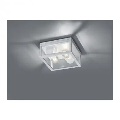 Plafonnier Garonne Zinc 2x10W E27 TRIO LIGHTING 601860286