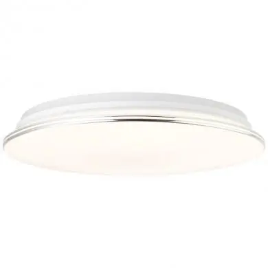 Plafonnier EDNA 1x40W Led Blanc-chrome BRILLIANT G97046/15