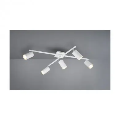 Plafonnier Marley Blanc 5x35W GU10 TRIO LIGHTING 612400501