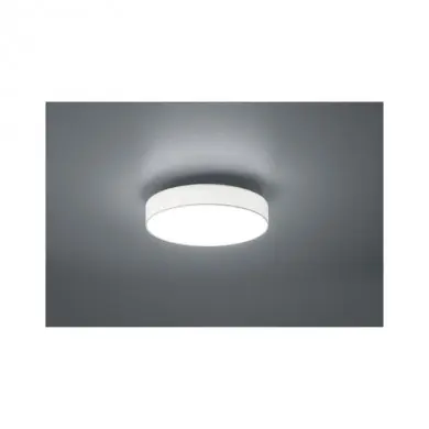 Plafonnier Lugano Nickel Mat Blanc 1x22W SMD LED TRIO LIGHTING 621912401