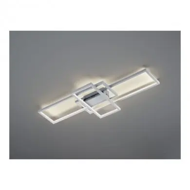 Plafonnier THIAGO Nickel Mat 1x36W SMD LED TRIO LIGHTING 652610307