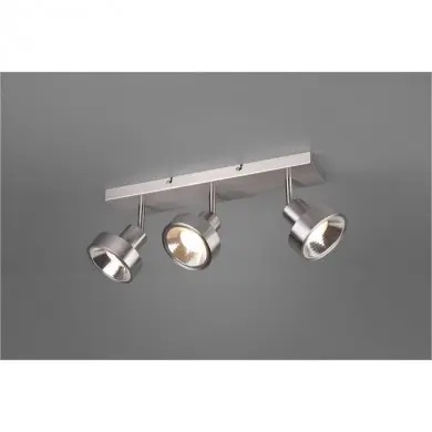 Plafonnier Leon Nickel Mat 3x35W GU10 TRIO LIGHTING 800700307