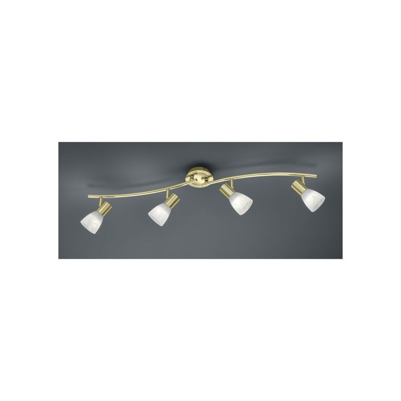 Plafonnier Levisto Laiton Mat 4x40W E14 TRIO LIGHTING 871010408