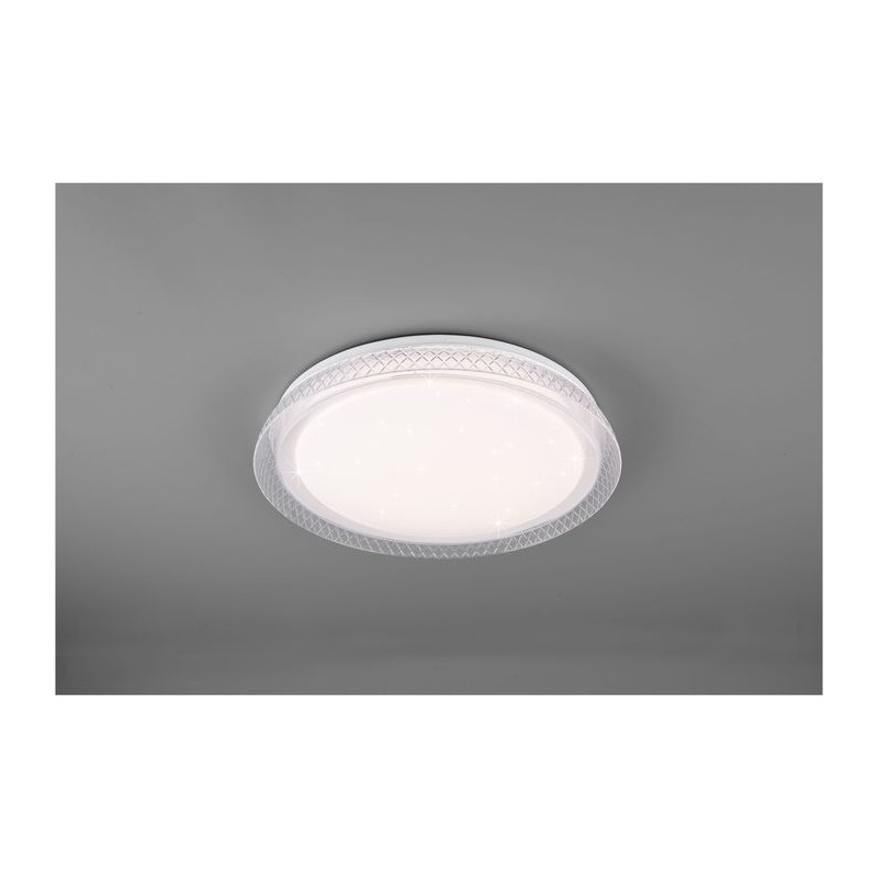 Plafonnier Heracles Blanc 1x18W SMD LED REALITY R62371100