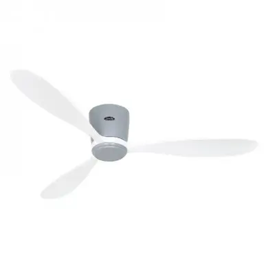 Ventilateur Plafond Eco Plano Bois 132cm Gris clair Blanc WiFi CASAFAN 313277