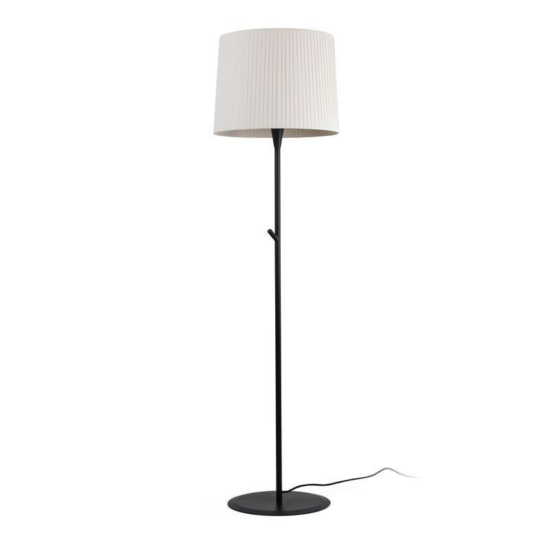 Lampadaire Samba Noir Beige H1530 1x15W E27 FARO 64313-41