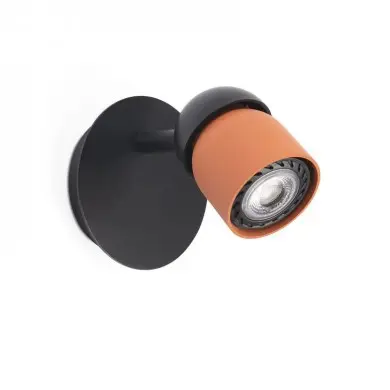 Applique Murale Coco Noir 1x8W Max GU10 LED FARO 40663