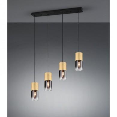 Suspension Robin Laiton mat 4x28W E27 TRIO LIGHTING 310600454