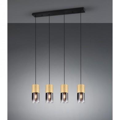 Suspension Robin Laiton mat 4x28W E27 TRIO LIGHTING 310600454