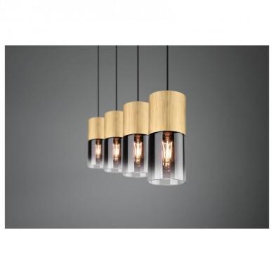 Suspension Robin Laiton mat 4x28W E27 TRIO LIGHTING 310600454