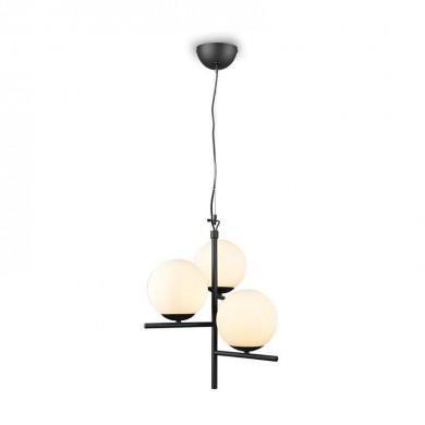 Suspension Boule Pure Noir mat 3x28W E14 TRIO LIGHTING 302000332