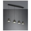 Suspension Boule Fletcher Noir mat 4x40W E14 TRIO LIGHTING 313300432