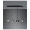 Suspension Boule Fletcher Noir mat 4x40W E14 TRIO LIGHTING 313300432