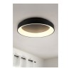 Plafonnier Girona Noir mat 1x48W SMD LED TRIO LIGHTING 671290132