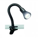 Lampe flexible Flexo Noir 1x18W E14