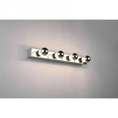 Applique murale Salle de Bain Theatro Chrome 4x10W E27 TRIO LIGHTING 283600406