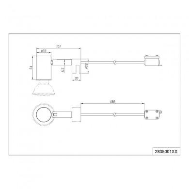 Applique Salle de Bain Lorenzo Chrome 1x5W GU10 TRIO LIGHTING 283500106