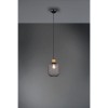 Suspension Industrielle Calimero Noir mat 1x40W E27 D18 TRIO LIGHTING R30561032