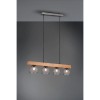 Suspension Industrielle Cestino Nickel antique 4x28W E14 TRIO LIGHTING R30704067