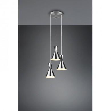 Suspension Enzo Nickel mat 3x28W E27 TRIO LIGHTING R30783907