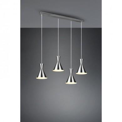 Suspension Enzo Nickel mat 4x28W E27 TRIO LIGHTING R30784007