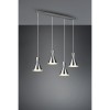 Suspension Enzo Nickel mat 4x28W E27 TRIO LIGHTING R30784007