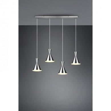 Suspension Enzo Nickel mat 4x28W E27 TRIO LIGHTING R30784007