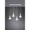 Suspension Enzo Blanc mat 4x28W E27 TRIO LIGHTING R30784031