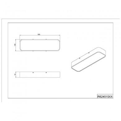 Plafonnier Asterion Blanc mat 1x21W SMD LED TRIO LIGHTING R62451531