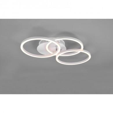 Plafonnier Circle Blanc mat 1x27W SMD LED TRIO LIGHTING R62823131