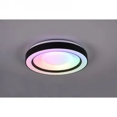 Plafonnier Arco Noir mat 1x22W SMD LED TRIO LIGHTING R65091032