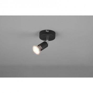 Applique Murale Paris Noir mat 1x35W GU10 TRIO LIGHTING R80911032