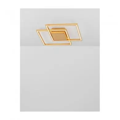 Plafonnier BILBAO Feuille d'Or LED 25 W NOVA LUCE 9500821