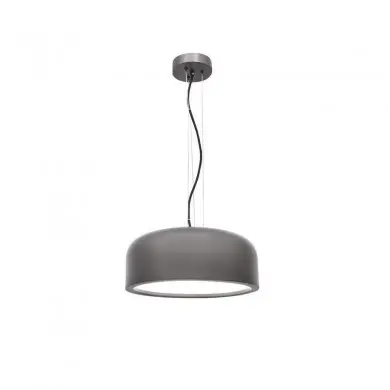 Suspension PERLETO Steel Gris LED E27 2x10 W NOVA LUCE 826802