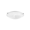 Plafonnier GIORNO Albâtre & Chrome LED E27 2x12 W NOVA LUCE 605802