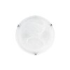 Plafonnier GIORNO Albâtre & Chrome LED E27 2x12 W NOVA LUCE 605802