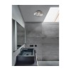 Plafonnier Salle de Bain SENS Transparent LED E27 1x12 W NOVA LUCE 838124