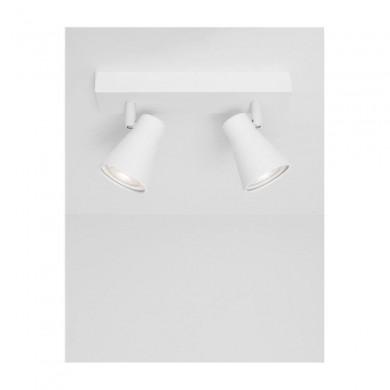 Plafonnier DUBLIN Sable Blanc LED GU10 2x10 W NOVA LUCE 9155811