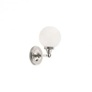 Applique Boule Salle de Bain Austen 40W Nickel Poli ELSTEAD LIGHTING bathausten4pn