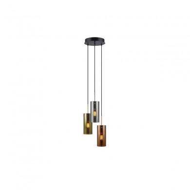 Suspension Storm 3x40W E27 Noir Multicouleur MARKSLOJD 106072