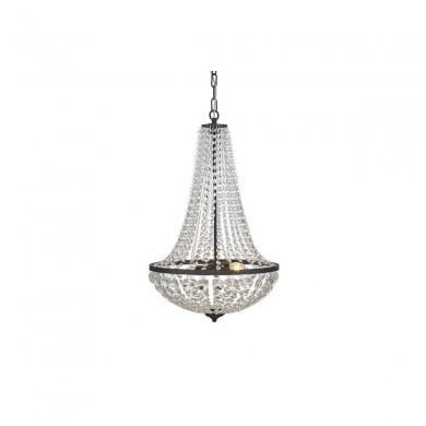 Lustre Montgolfière Granso 2x40W E14 Noir Transparent MARKSLOJD 107027