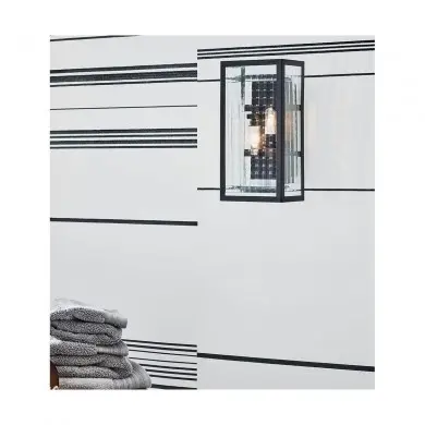 Applique Murale Fulham 2x28W G9 Noir Transparent MARKSLOJD 107182
