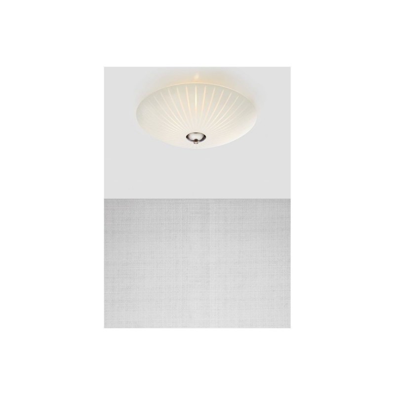 Plafonnier Cut 3x40W E14 Acier Blanc MARKSLOJD 107759