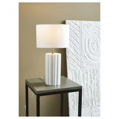 Lampe de Chevet Column 1x18W E14 Blanc MARKSLOJD 108220