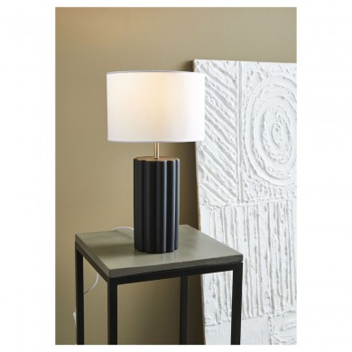 Lampe Column 1x18W E14 Noir Blanc MARKSLOJD 108221