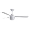 Ventilateur de plafond avec lampe Calypso 122cm Blanc BOUTICA DESIGN 213016