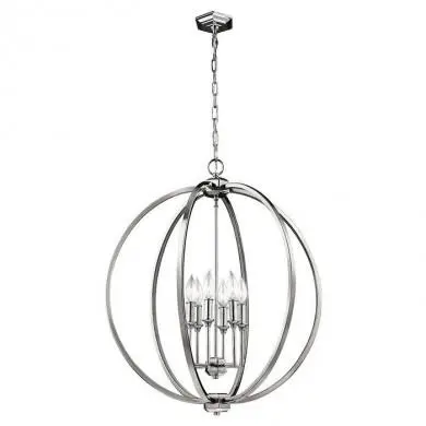 Suspension Corinne Nickel 6x60W E14 FEISS FE-CORINNE-6P-L