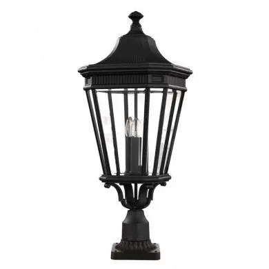 Borne Potelet Cotswold 3x60W Noir FEISS fecotsln3lbk