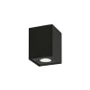 Plafonnier Carre 1x8W Noir ACB P376210N