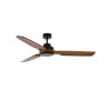 Ventilateur de plafond Soalhaven 142cm Noir Bois BOUTICA DESIGN 213051